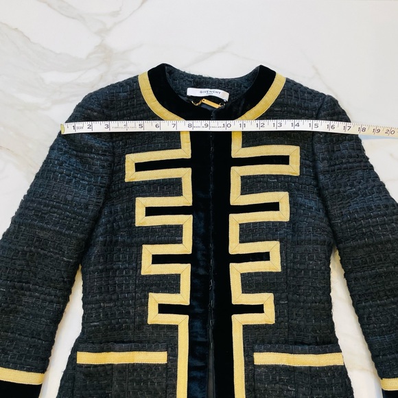 Givenchy Embroidered Tweed Military Jacket - Picture 15 of 15